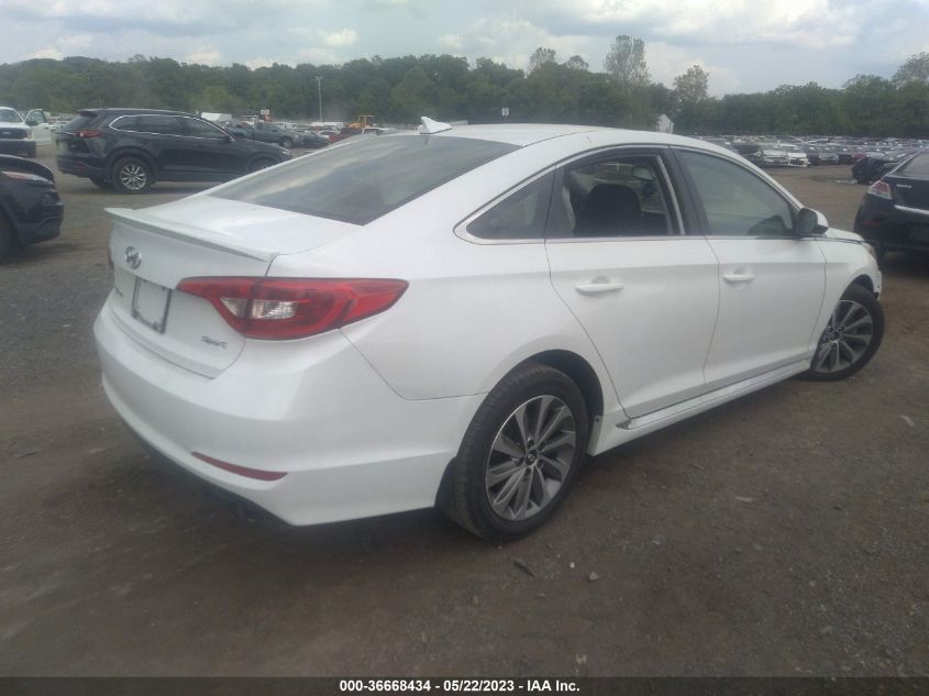 2016 HYUNDAI SONATA 2.4L SPORT - 5NPE34AFXGH311908