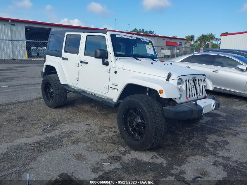 2016 JEEP WRANGLER UNLIMITED SAHARA - 1C4BJWEG0GL278629