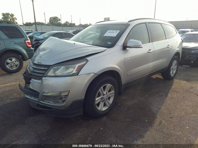 2014 CHEVROLET TRAVERSE LT - 1GNKRHKD3EJ374754