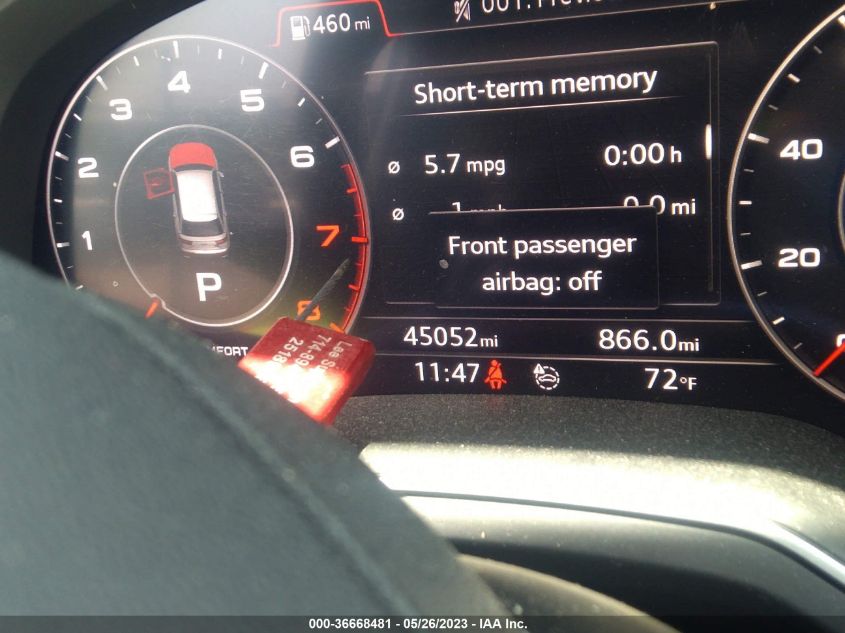 2019 AUDI Q7 PREMIUM PLUS - WA1LAAF72KD046634
