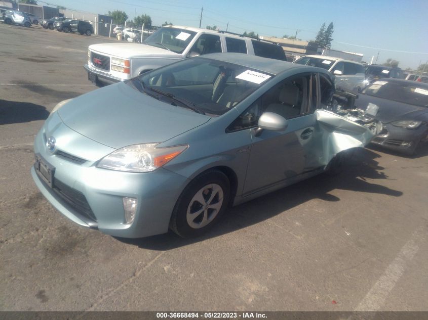 2013 TOYOTA PRIUS ONE/TWO/THREE/FOUR/FIVE - JTDKN3DU7D1692279