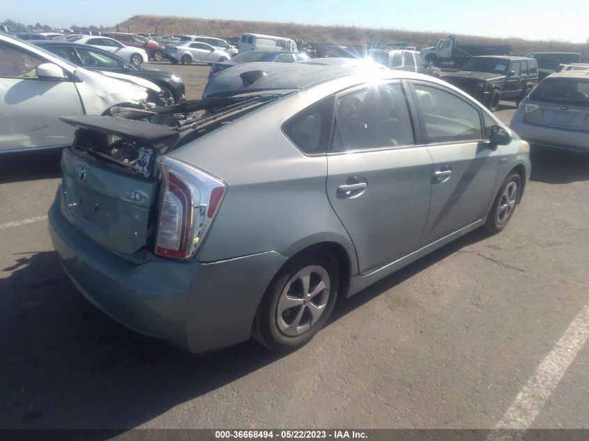 2013 TOYOTA PRIUS ONE/TWO/THREE/FOUR/FIVE - JTDKN3DU7D1692279