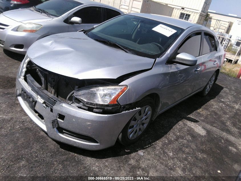 VIN 3N1AB7APXEY217946 2014 NISSAN SENTRA no.2