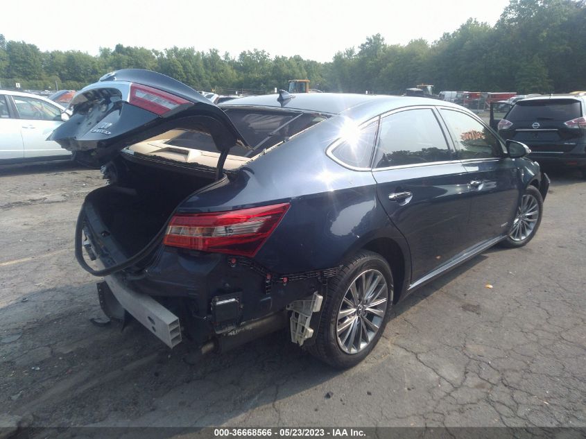 2016 TOYOTA AVALON HYBRID XLE PREMIUM/LIMITED 4T1BD1EB8GU052827