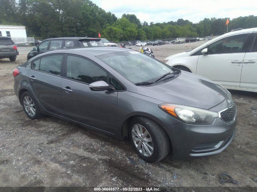2016 KIA FORTE LX - KNAFX4A67G5582740