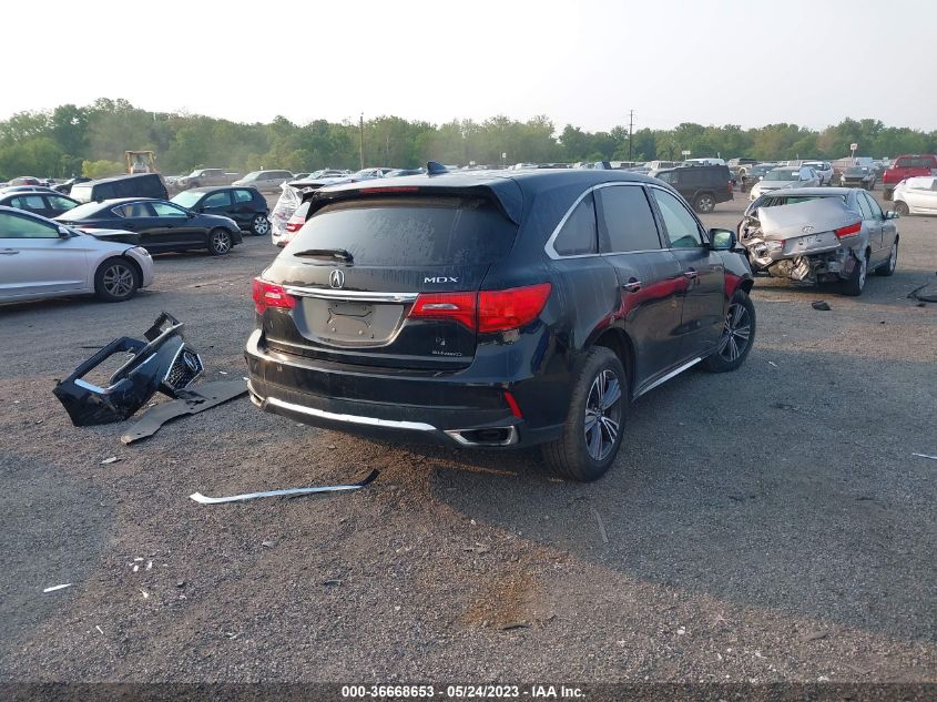 2017 ACURA MDX - 5FRYD4H31HB004017