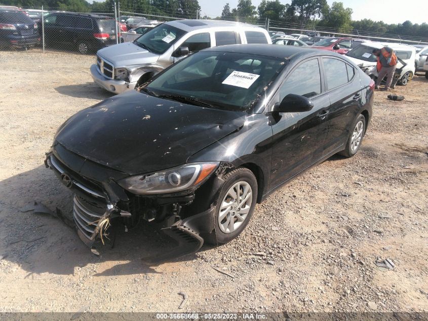 2017 HYUNDAI ELANTRA SE - KMHD74LF1HU116537