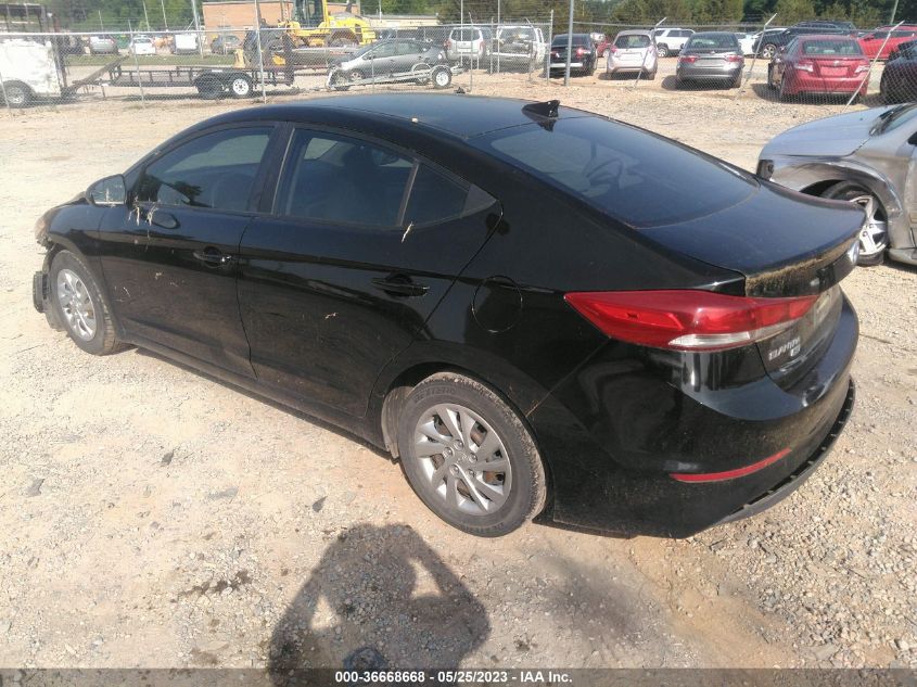 2017 HYUNDAI ELANTRA SE - KMHD74LF1HU116537
