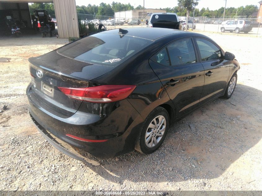 2017 HYUNDAI ELANTRA SE - KMHD74LF1HU116537
