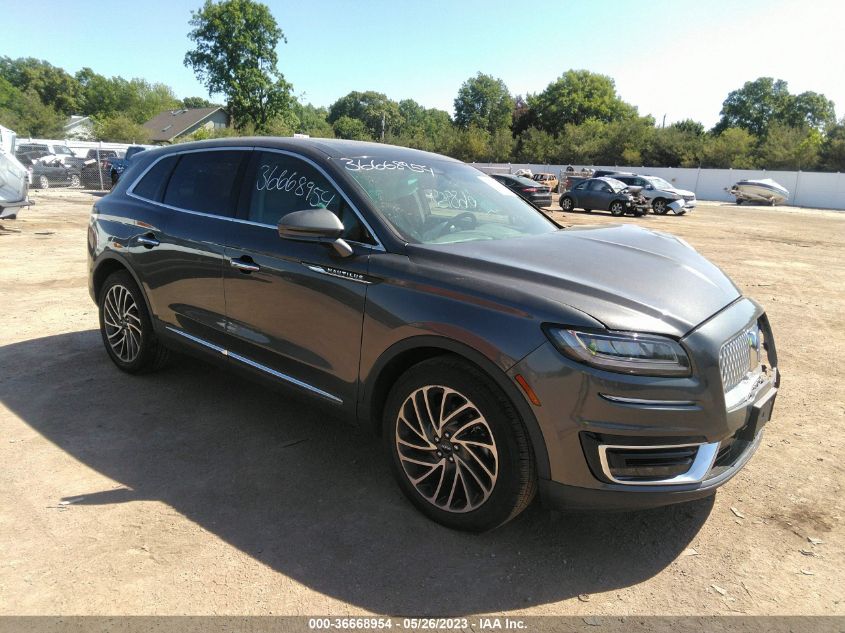 2019 LINCOLN NAUTILUS RESERVE - 2LMPJ6LP3KBL18686