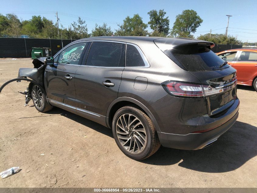 2019 LINCOLN NAUTILUS RESERVE - 2LMPJ6LP3KBL18686