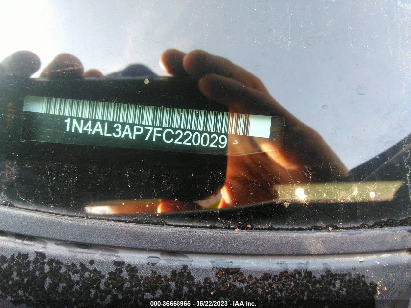 2015 NISSAN ALTIMA 2.5 S - 1N4AL3AP7FC220029