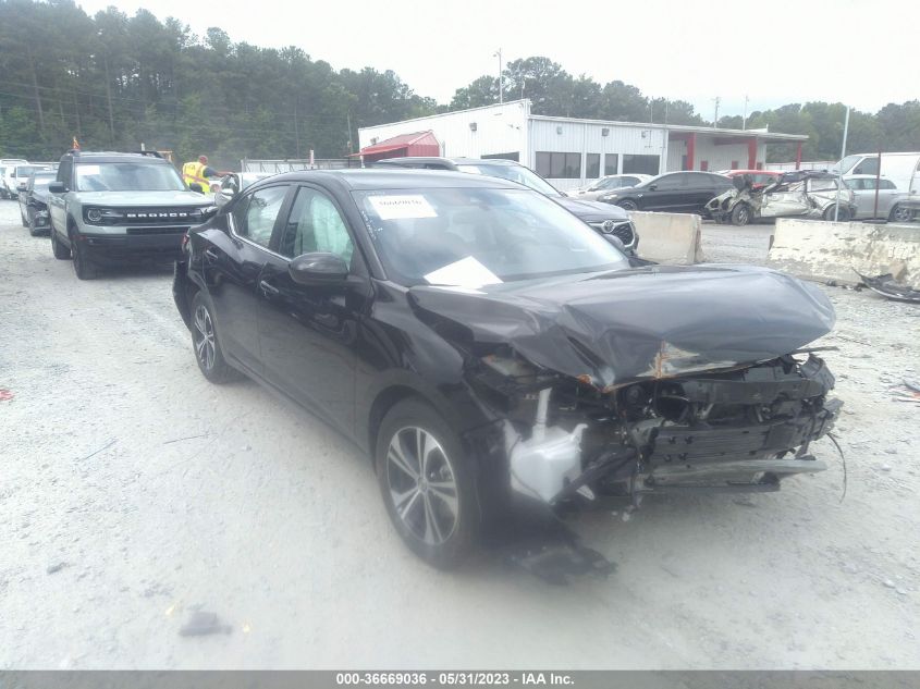 2022 NISSAN SENTRA SV - 3N1AB8CVXNY262225