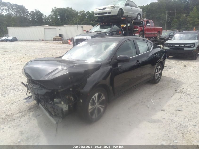 2022 NISSAN SENTRA SV - 3N1AB8CVXNY262225