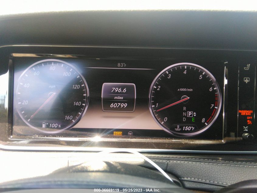 2014 MERCEDES-BENZ S-CLASS S 550 - WDDUG8CB6EA042849