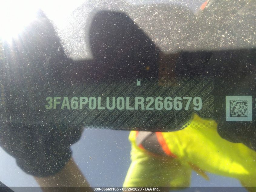 2020 FORD FUSION HYBRID SE - 3FA6P0LU0LR266679