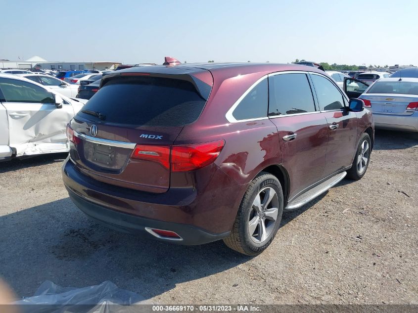 2014 ACURA MDX - 5FRYD3H20EB005687