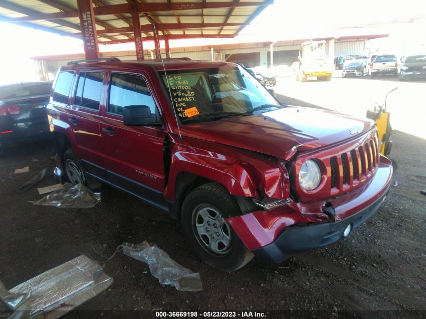 2013 JEEP PATRIOT SPORT - 1C4NJPBA2DD130085