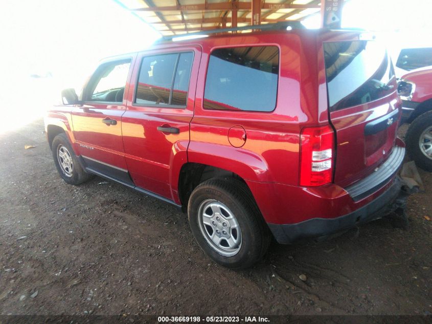 2013 JEEP PATRIOT SPORT - 1C4NJPBA2DD130085