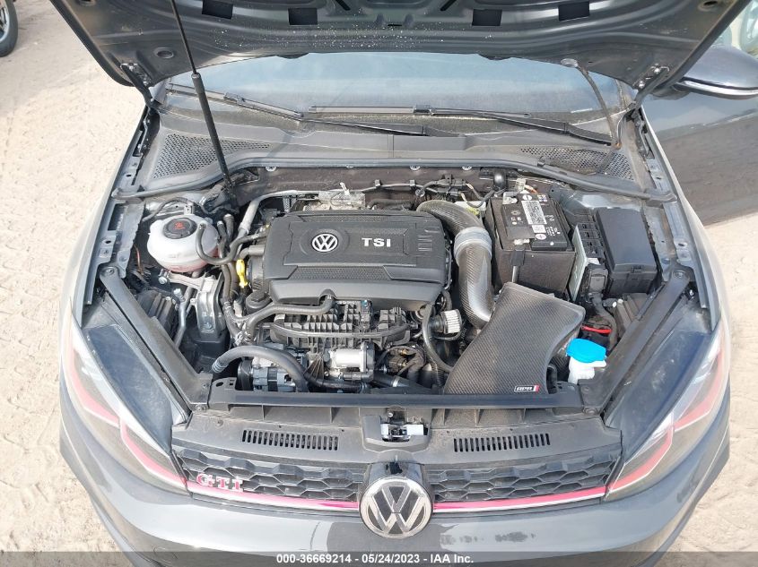 2019 VOLKSWAGEN GOLF GTI S/SE/AUTOBAHN - 3VW5T7AU2KM004412