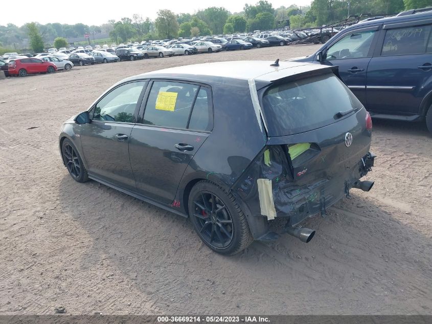 2019 VOLKSWAGEN GOLF GTI S/SE/AUTOBAHN - 3VW5T7AU2KM004412