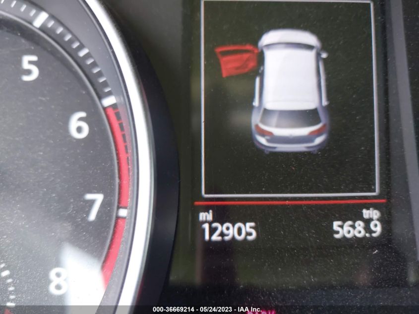 2019 VOLKSWAGEN GOLF GTI S/SE/AUTOBAHN - 3VW5T7AU2KM004412