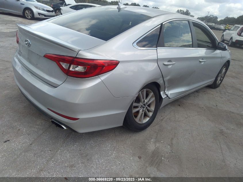 2015 HYUNDAI SONATA 2.4L SE - 5NPE24AF8FH199370