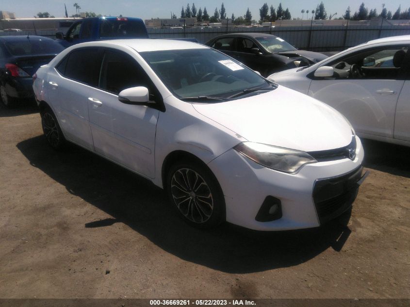 2015 TOYOTA COROLLA L/LE/S/S PLUS/LE PLUS - 5YFBURHE2FP260027