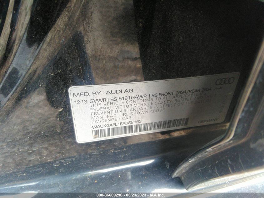 2014 AUDI S4 PRESTIGE - WAUKGAFL1EA088163