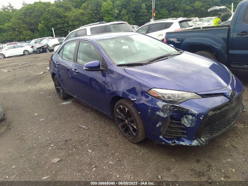 2019 TOYOTA COROLLA L/LE/SE/XLE/XSE - 2T1BURHE9KC125038