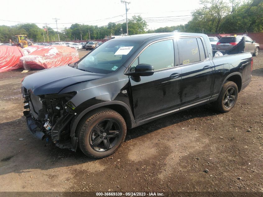 2022 HONDA RIDGELINE BLACK EDITION - 5FPYK3F8XNB039531