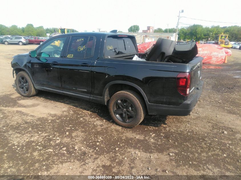 2022 HONDA RIDGELINE BLACK EDITION - 5FPYK3F8XNB039531