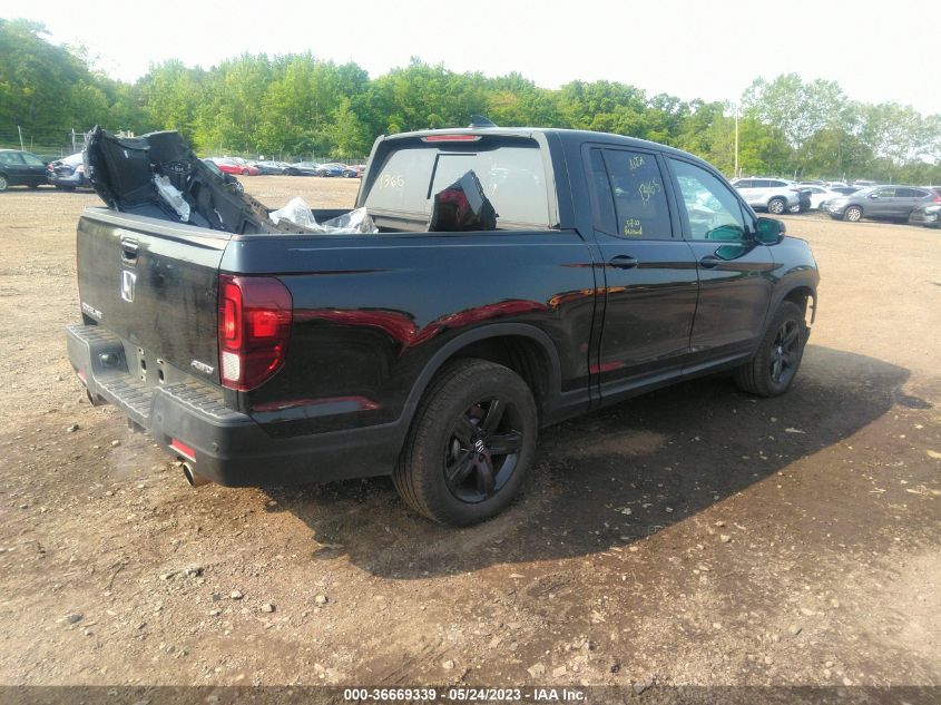 2022 HONDA RIDGELINE BLACK EDITION - 5FPYK3F8XNB039531