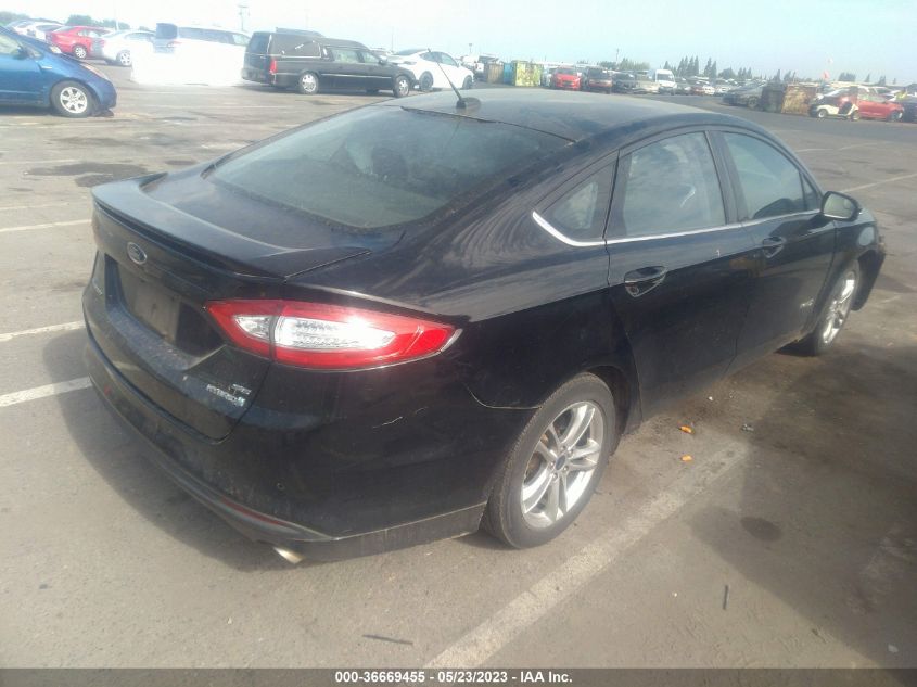 2016 FORD FUSION SE HYBRID - 3FA6P0LU7GR282724