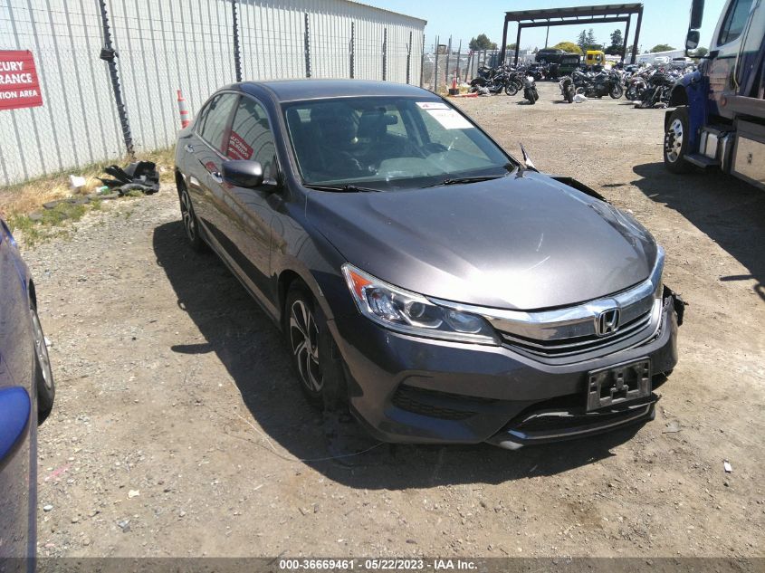 2017 HONDA ACCORD SEDAN LX - 1HGCR2F30HA230290