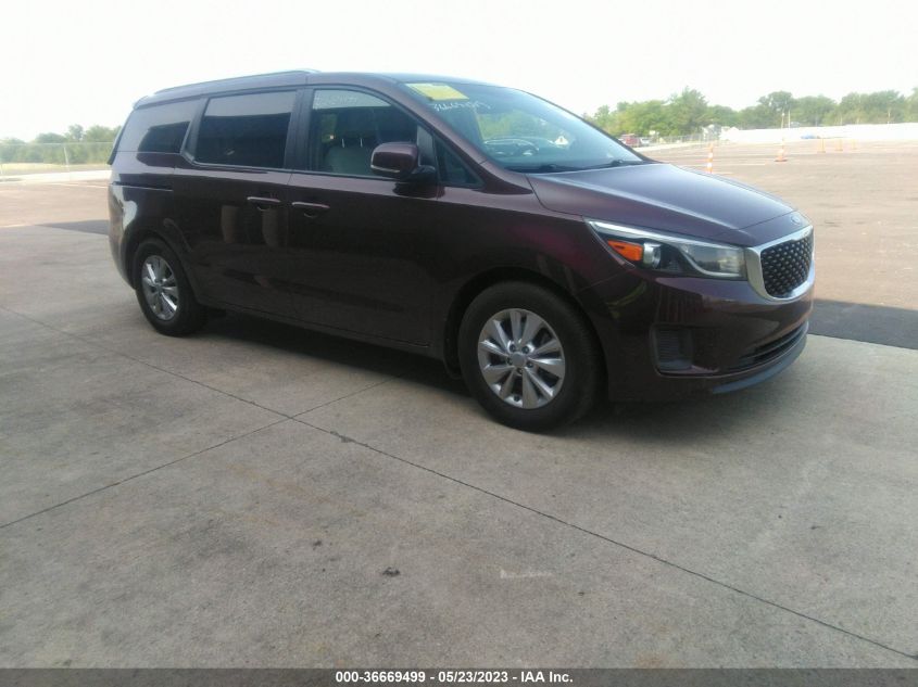 2016 KIA SEDONA LX - KNDMB5C17G6190609