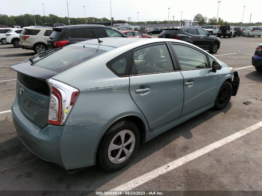2015 TOYOTA PRIUS FOUR - JTDKN3DU6F1993824