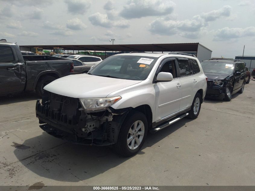 2013 TOYOTA HIGHLANDER - 5TDZK3EH3DS131086