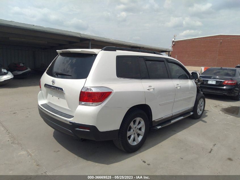 2013 TOYOTA HIGHLANDER - 5TDZK3EH3DS131086