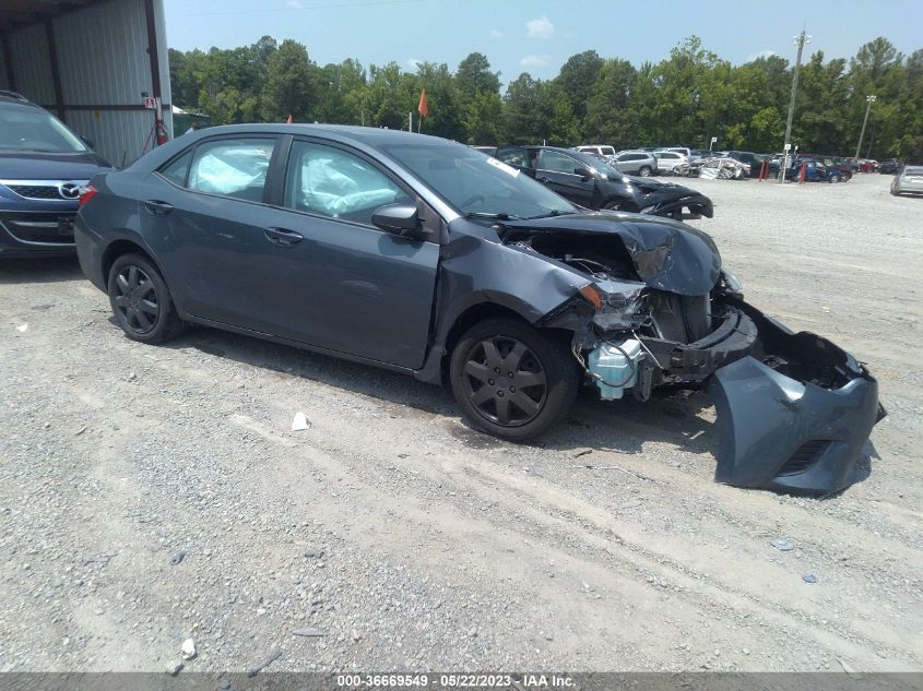 2014 TOYOTA COROLLA L/LE/S/S PLUS/LE PLUS - 2T1BURHE7EC039277