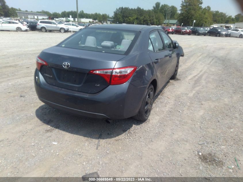 2014 TOYOTA COROLLA L/LE/S/S PLUS/LE PLUS - 2T1BURHE7EC039277