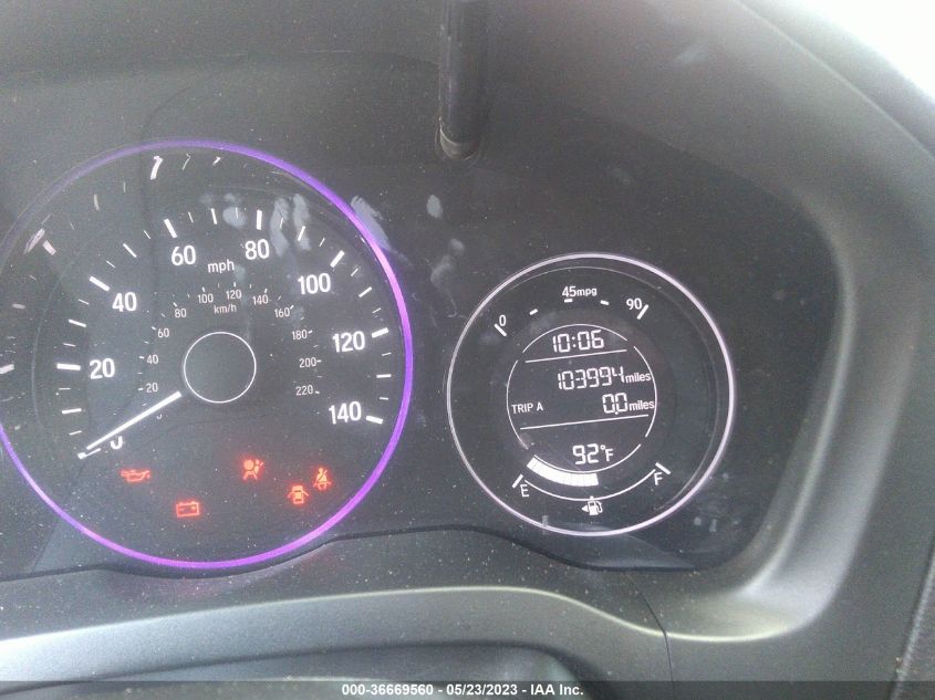 2017 HONDA HR-V LX - 3CZRU5H37HM725752