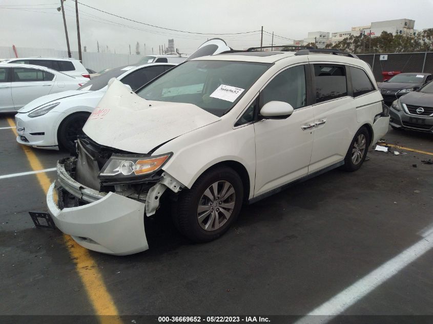 2014 HONDA ODYSSEY EX-L - 5FNRL5H60EB071177