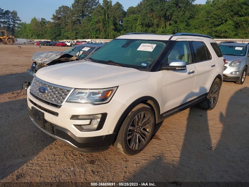 2017 FORD EXPLORER PLATINUM - 1FM5K8HT4HGD17632