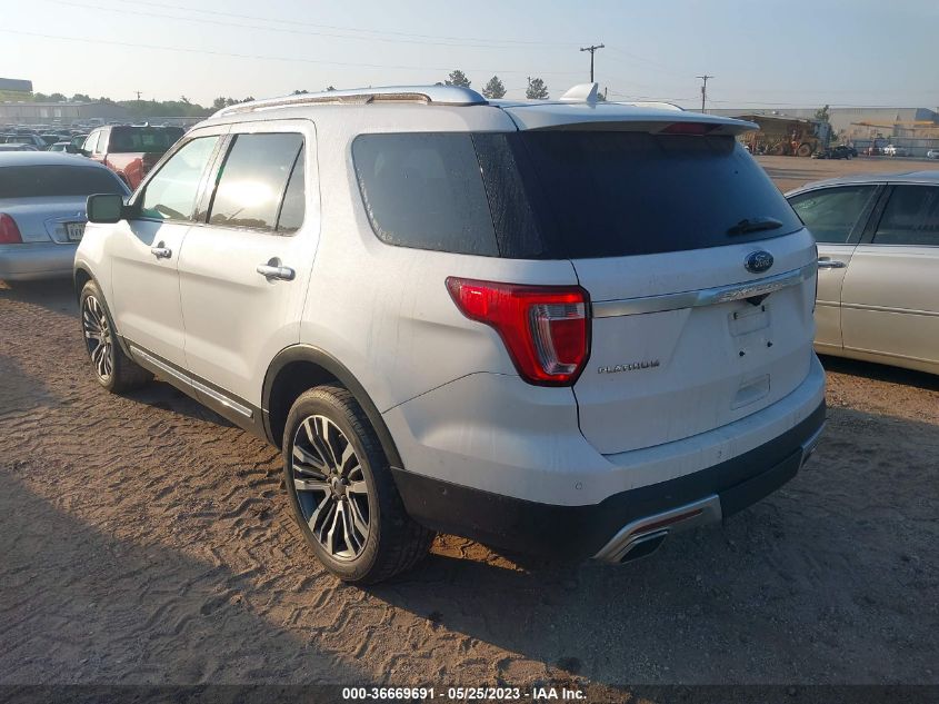 2017 FORD EXPLORER PLATINUM - 1FM5K8HT4HGD17632