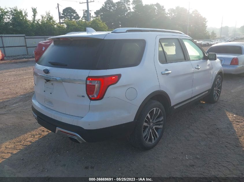 2017 FORD EXPLORER PLATINUM - 1FM5K8HT4HGD17632