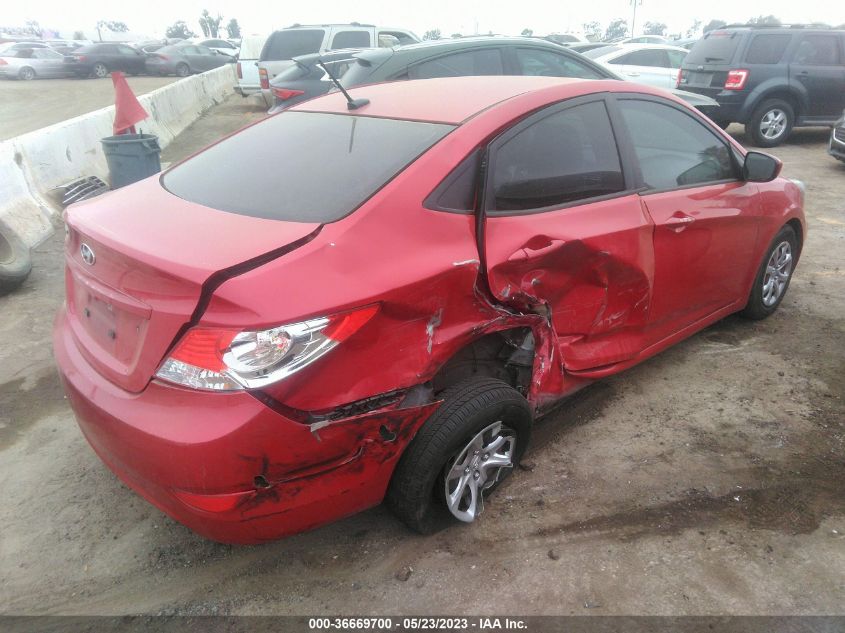2014 HYUNDAI ACCENT GLS - KMHCT4AE1EU657553
