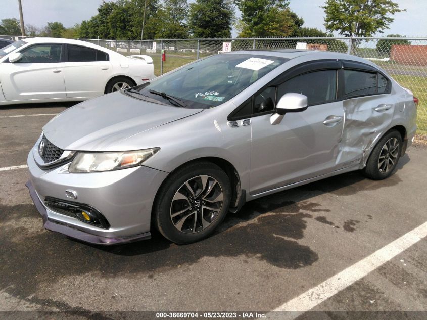 2013 HONDA CIVIC SDN EX-L - 2HGFB2F98DH547350