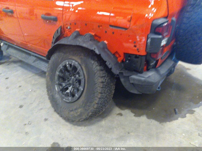 2022 FORD BRONCO RAPTOR - 1FMEE5JR3NLA52760
