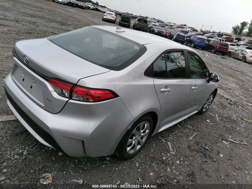 VIN 5YFEPMAE2MP240763 2021 TOYOTA COROLLA LE